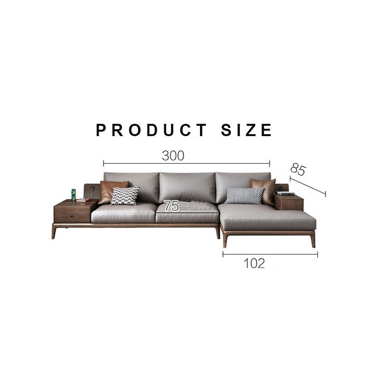 اريكه معيشه علي شكل حرف ال