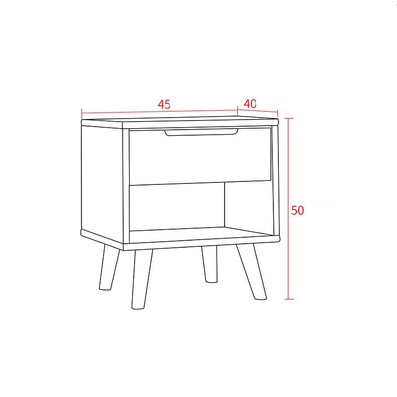 كومودينة خشبي فاخر بسيط