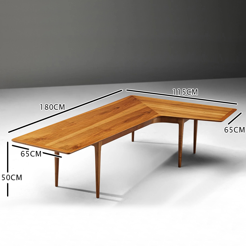 طاولة مكتب حرف L تصميم انيق