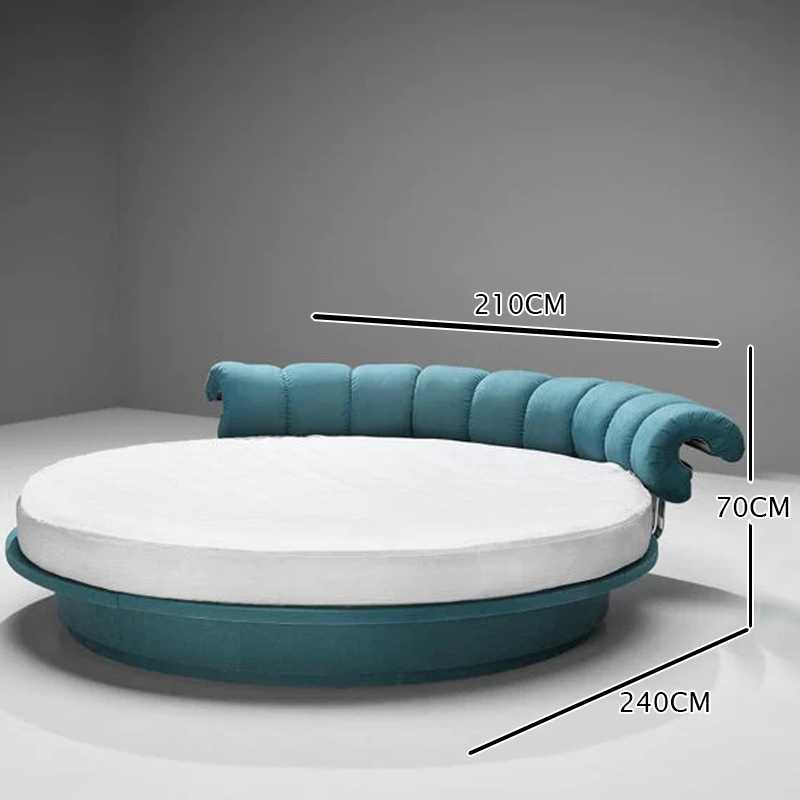 سرير دائري بتصميم اوروبي مميز