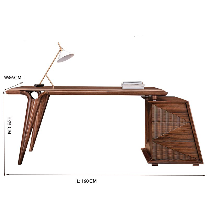 مكتب خشبى فاخر بتصميم luxury modern