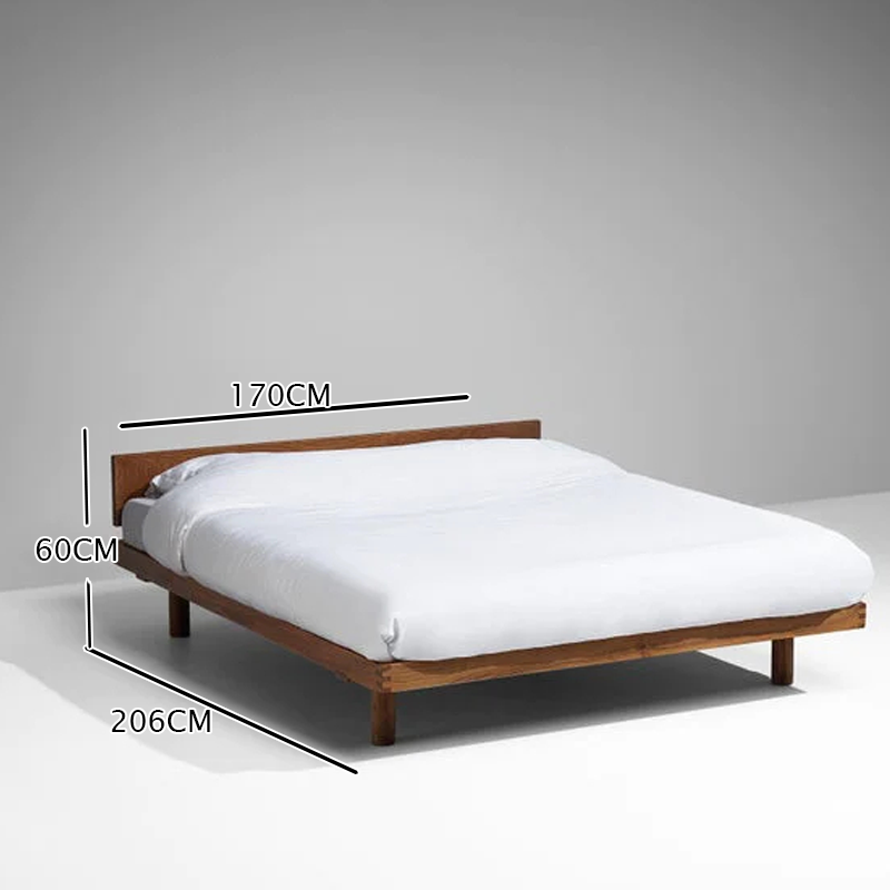 سرير خشب انيق و بسيط