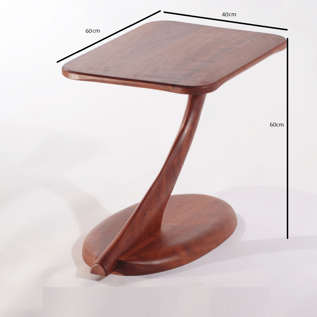 طاولة جانبية خشبية عصرية