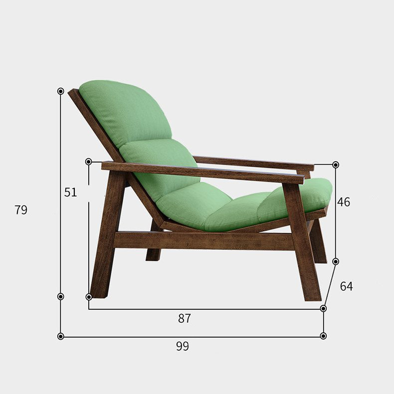 كرسي استرخاء خشبي فاخر