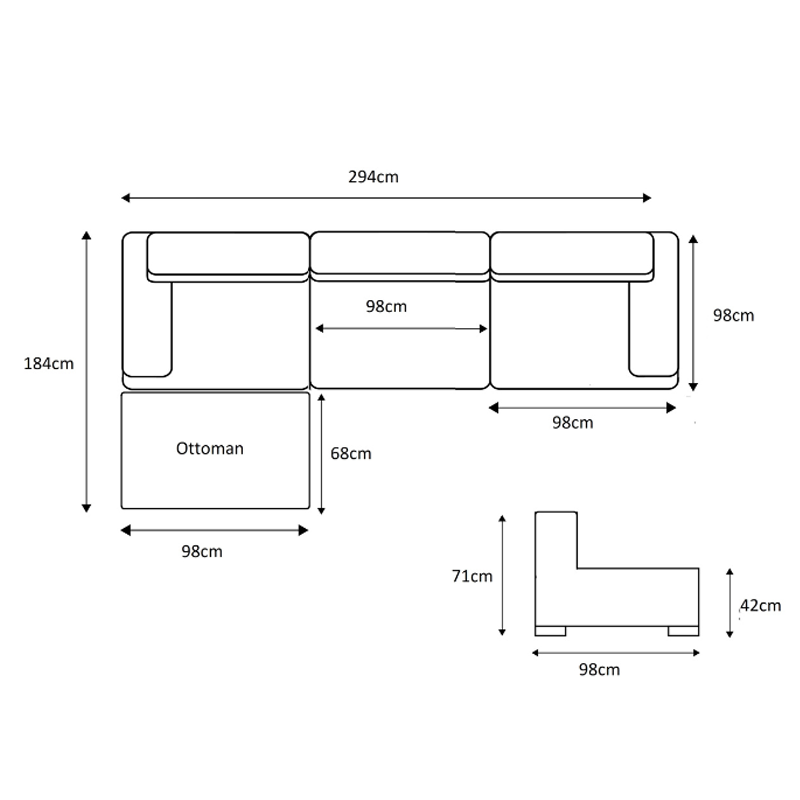 جلسة ارضية صوفا مربعات