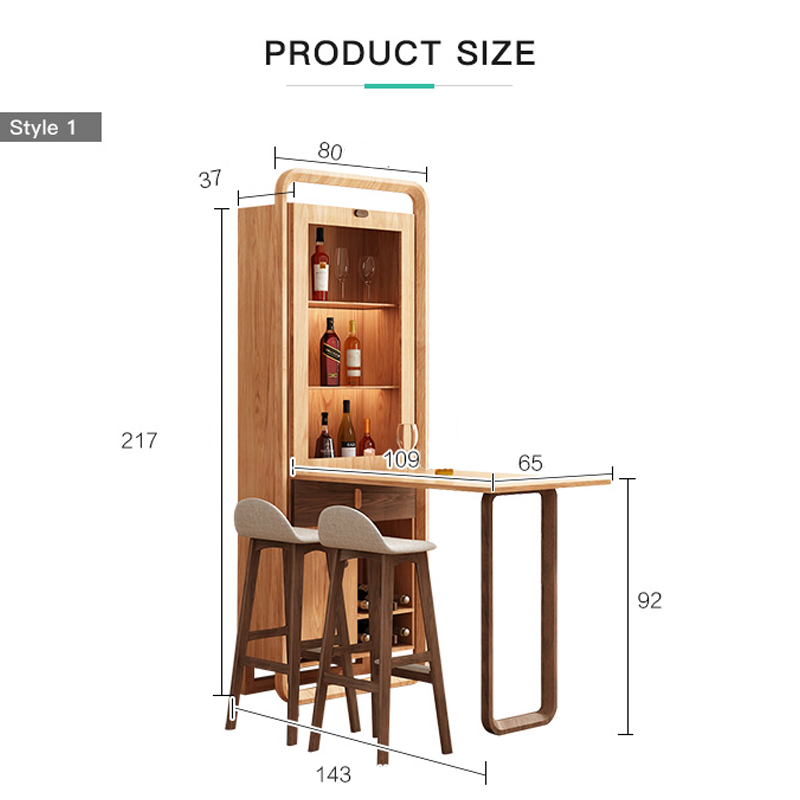 كوفي كورنر خشبي تصميم فاخر