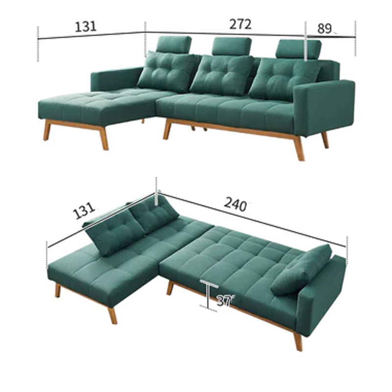 اريكة ثلاثية قابله للطي
