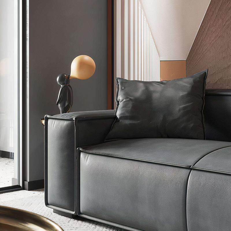 اريكة قماش فاخرة بحرف L