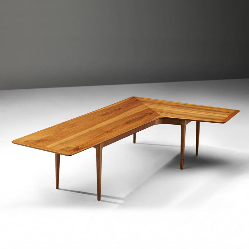 طاولة مكتب حرف L تصميم انيق