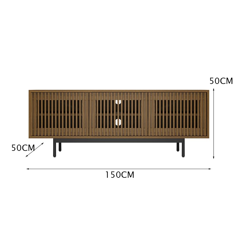 طاولة تلفاز خشبية بتصميم كلاسيكي