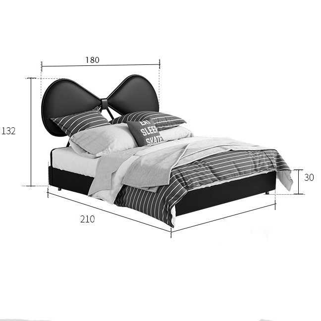 غرفة نوم مكونه من تسريحة مع كرسي و 2 كومودينو و سرير