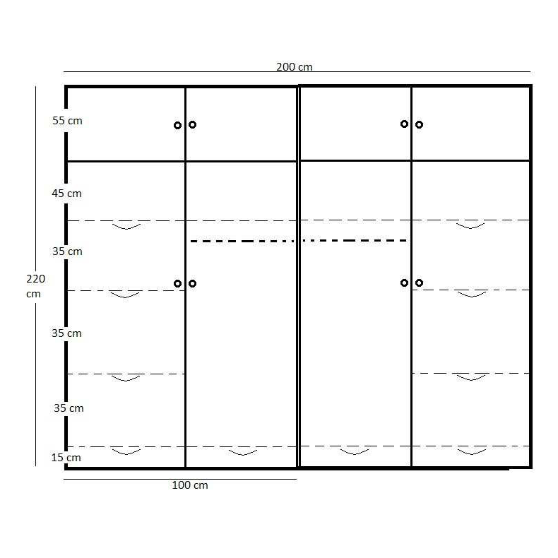 دولاب بتصميم مريح