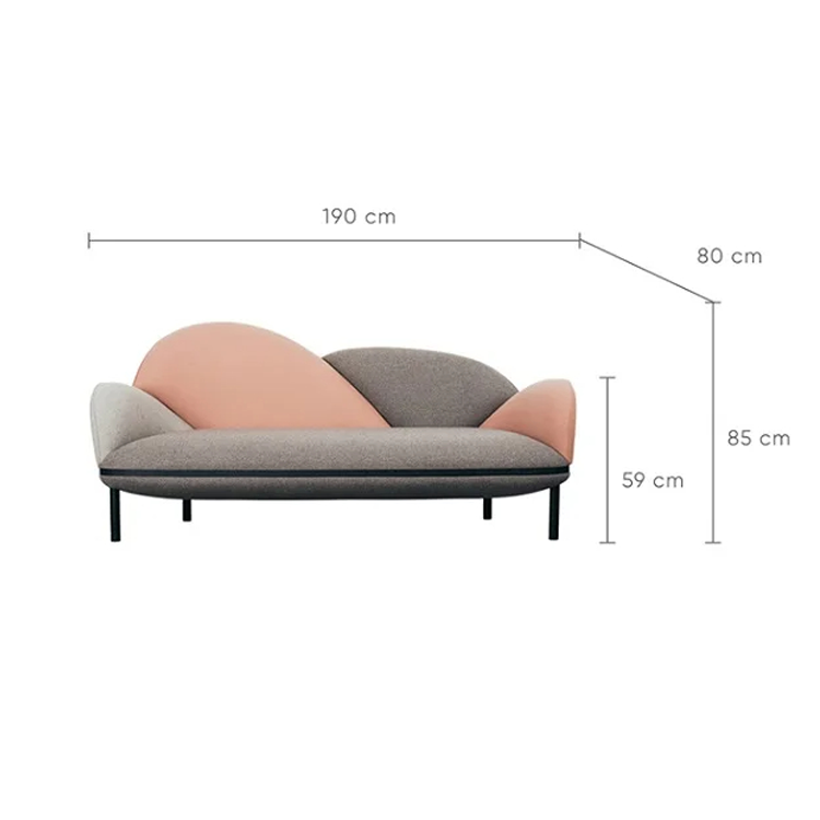 أريكة استرخاء ثنائية بتصميم مريح