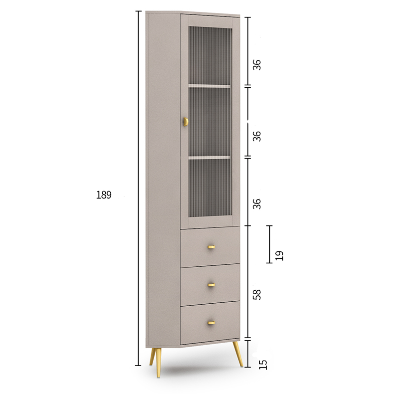 وحدة تخزين زاوية بتصميم مميز