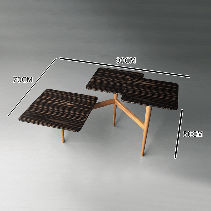 طاولة قهوة ثلاثية بتصميم مميز