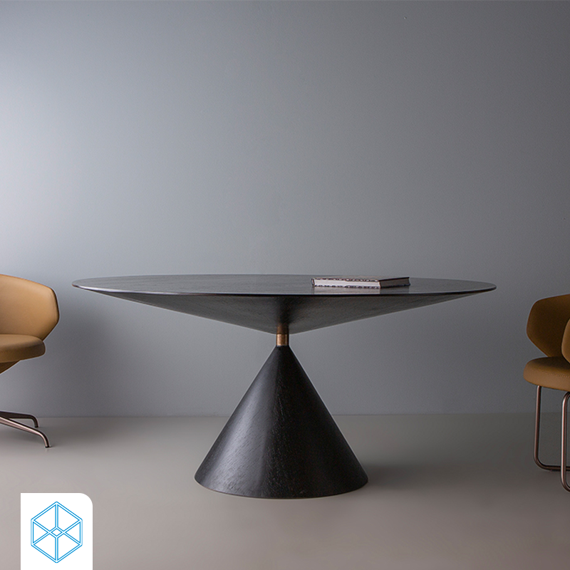 طاولة طعام دائرية بتصميم انيق