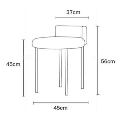 كرسي معدن بتصميم مودرن