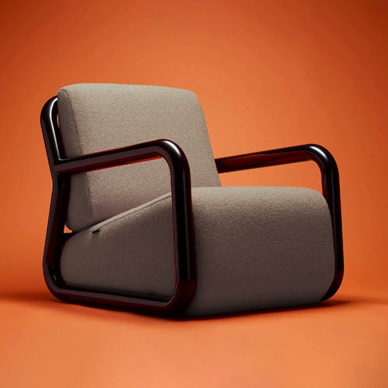 كرسي منفرد للاسترخاء بتصميم أنيق