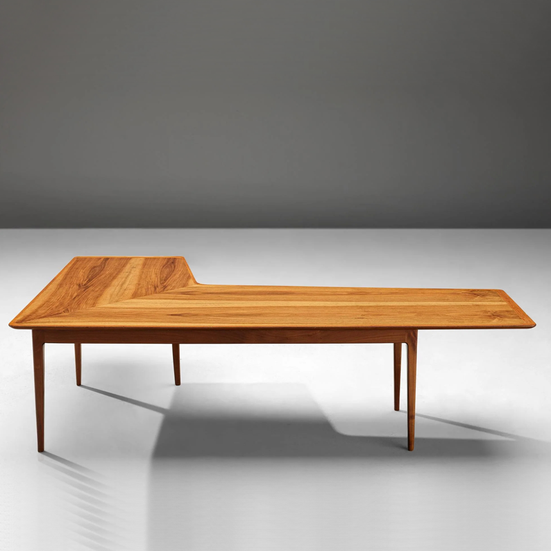 طاولة مكتب حرف L تصميم انيق