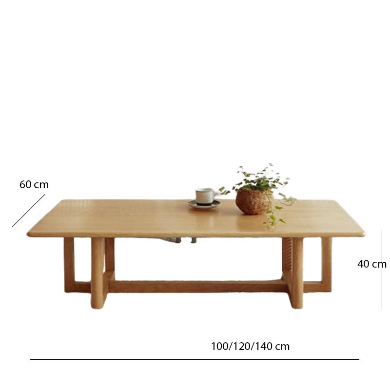 طاولة قهوة خشبية أنيقة