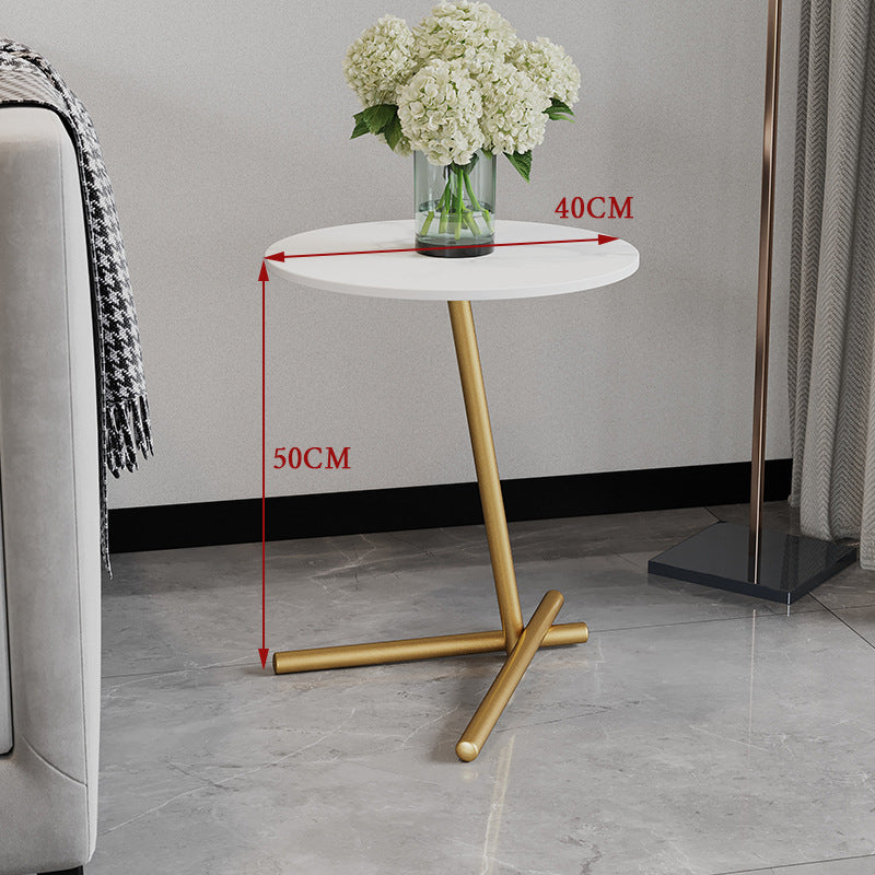 طاولة جانبية بأرجل معدنية