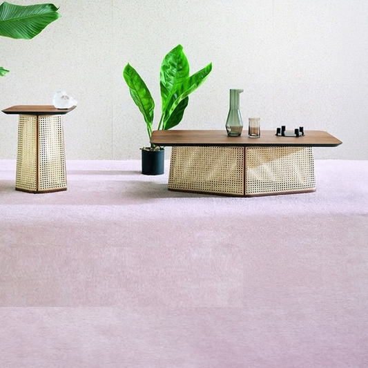 طقم طاولات من الروطان الفاخر