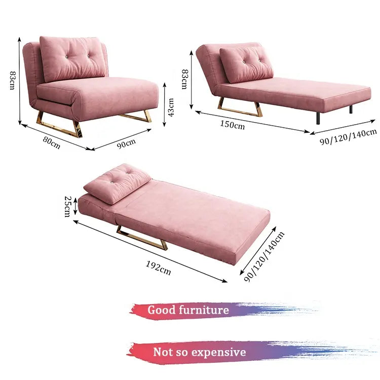 كرسي قابل للتمدد سرير