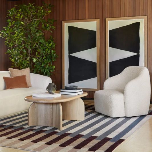 طاولة قهوة بتصميم بسيط