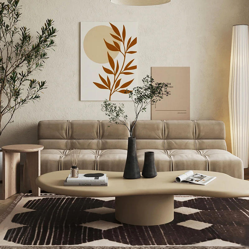 طاولة قهوة تصميم بسيط