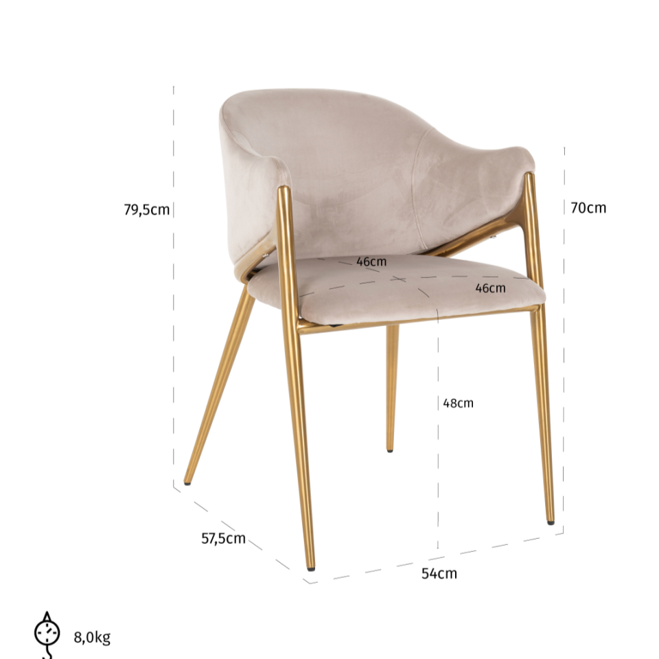 كرسي طعام مودرن