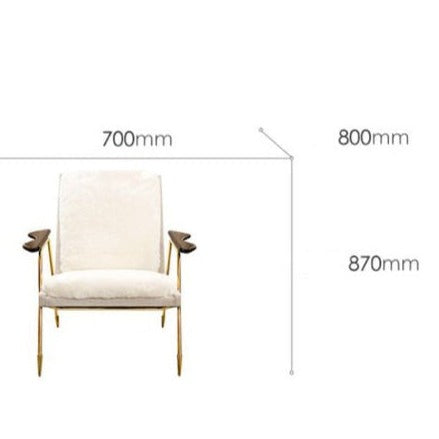 كرسي معدن بتصميم فاخر