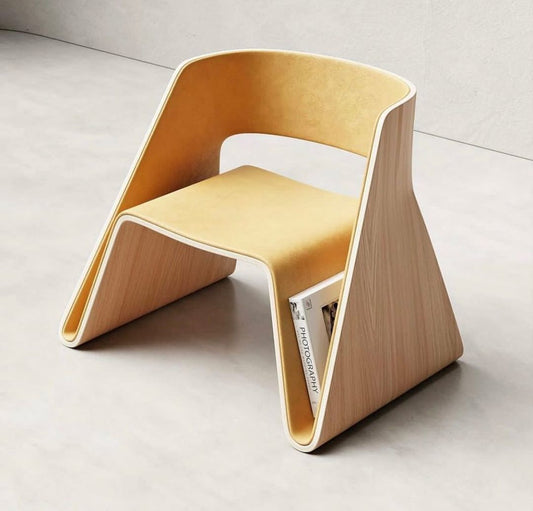 كرسي مودرن بتصميم منحني جذاب