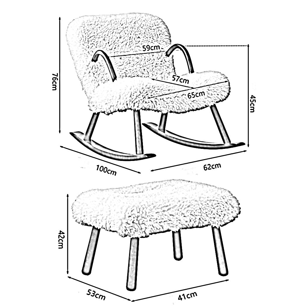 كرسي استرخاء هزاز فرو بتصميم مميز