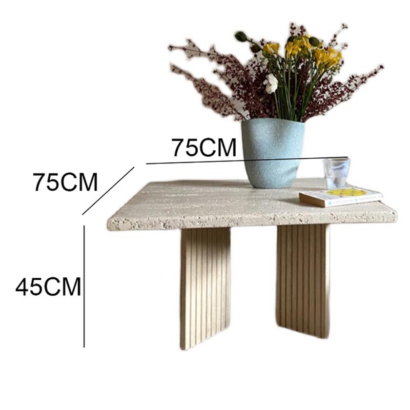 طاولة قهوة بتصميم بسيط