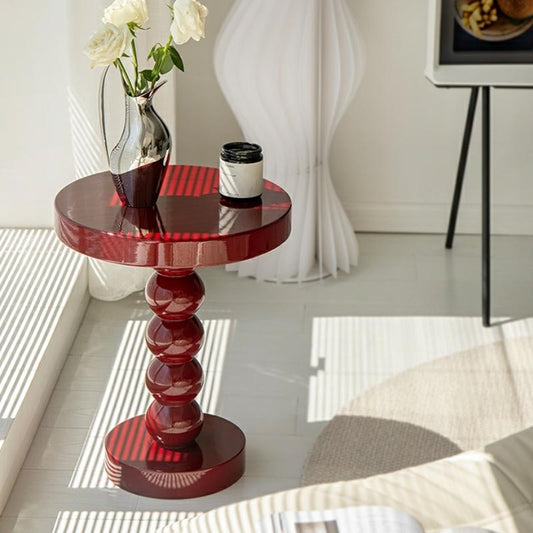 طاولة جانبية مستديرة أنيقة