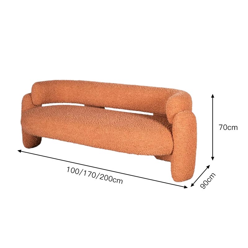 اريكة بعدة مقاسات مختلفة