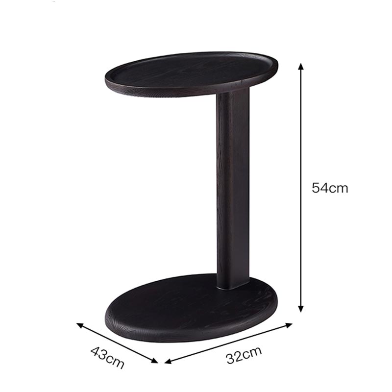 طاولة جانبية بتصميم بسيط