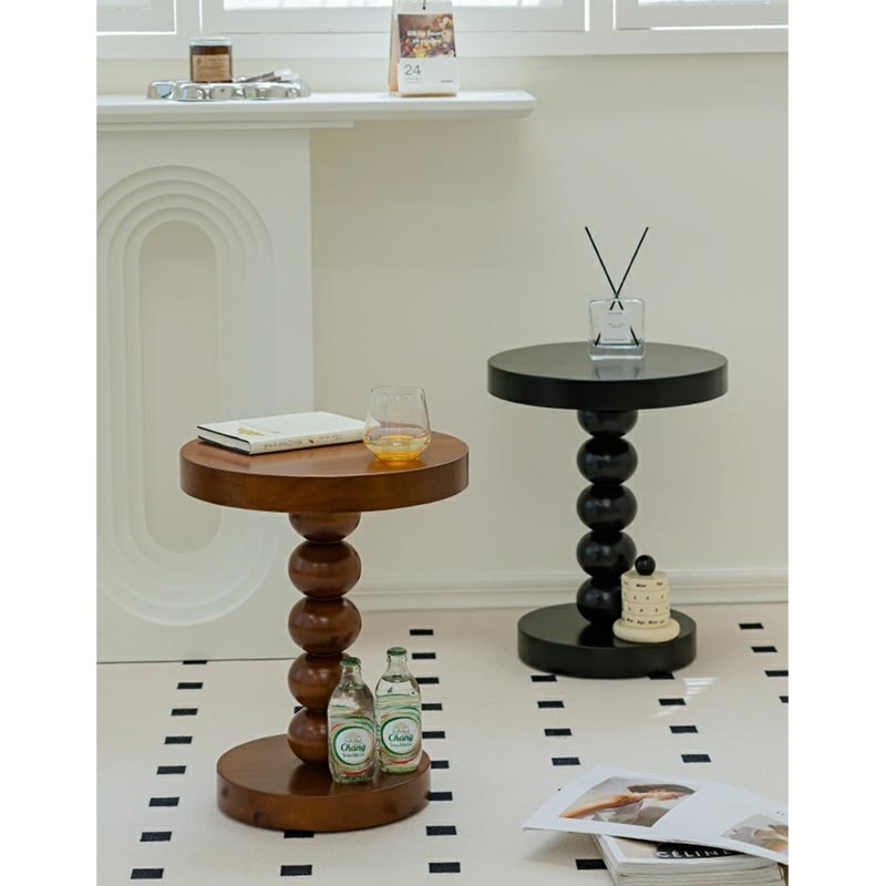 طاولة جانبية مستديرة أنيقة