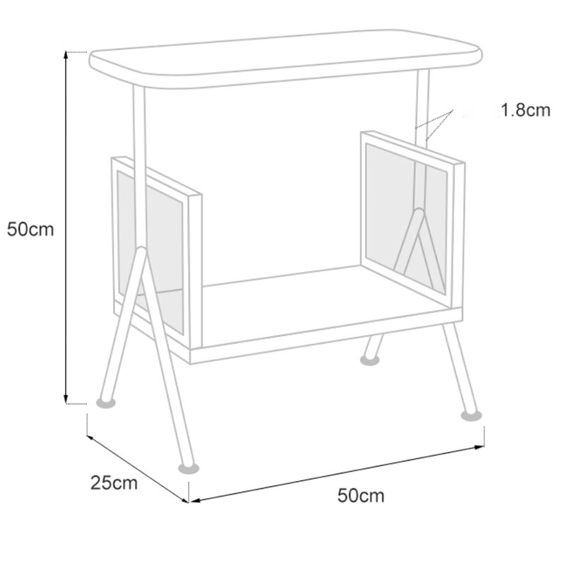 طاولة جانبية بألوان مختلفة