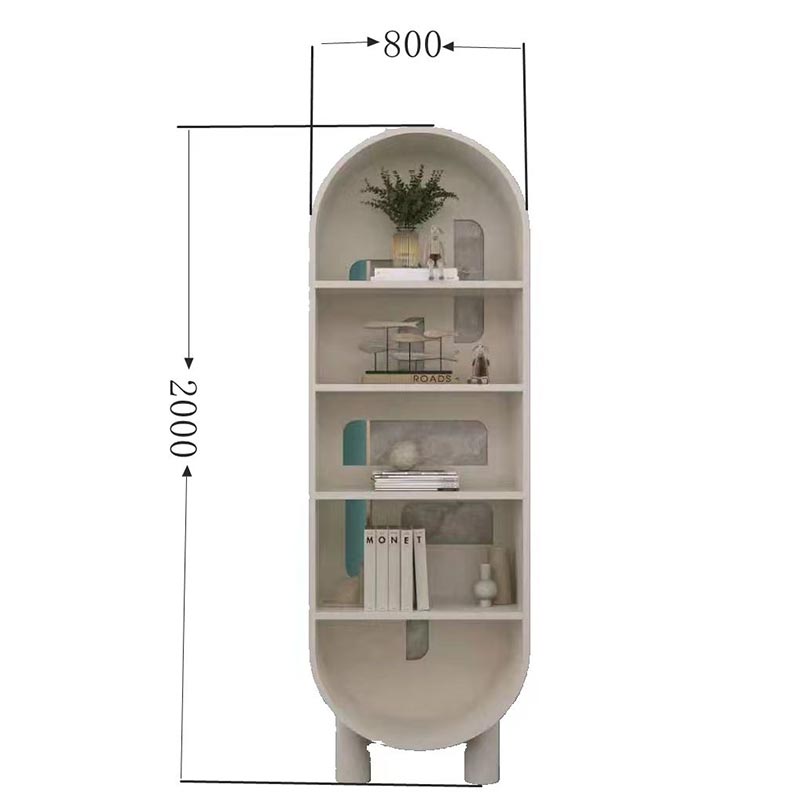 خزانة كتب خشبي