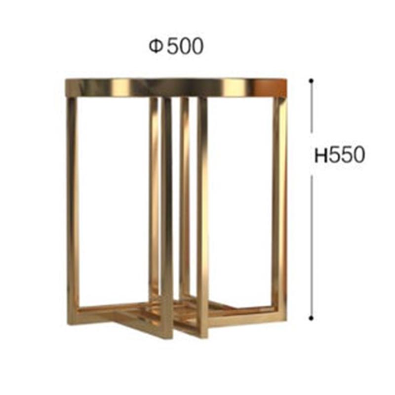 طاولة جانبية دائرية