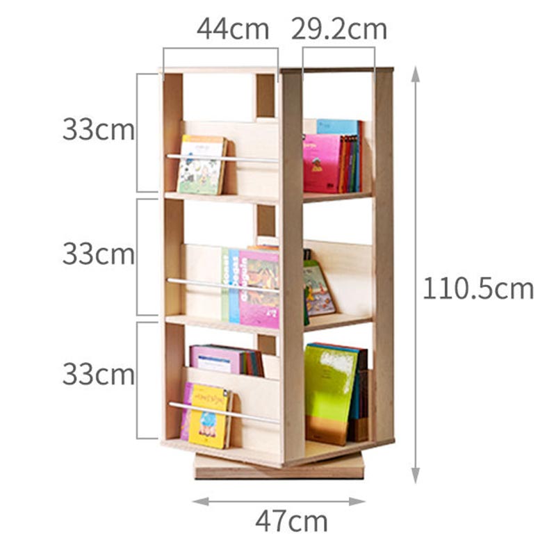 خزانة كتب خشبي ديكور