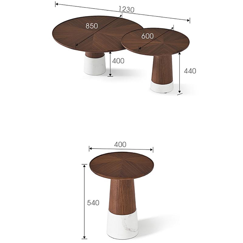 طاولة قهوة بتصميم مودرن