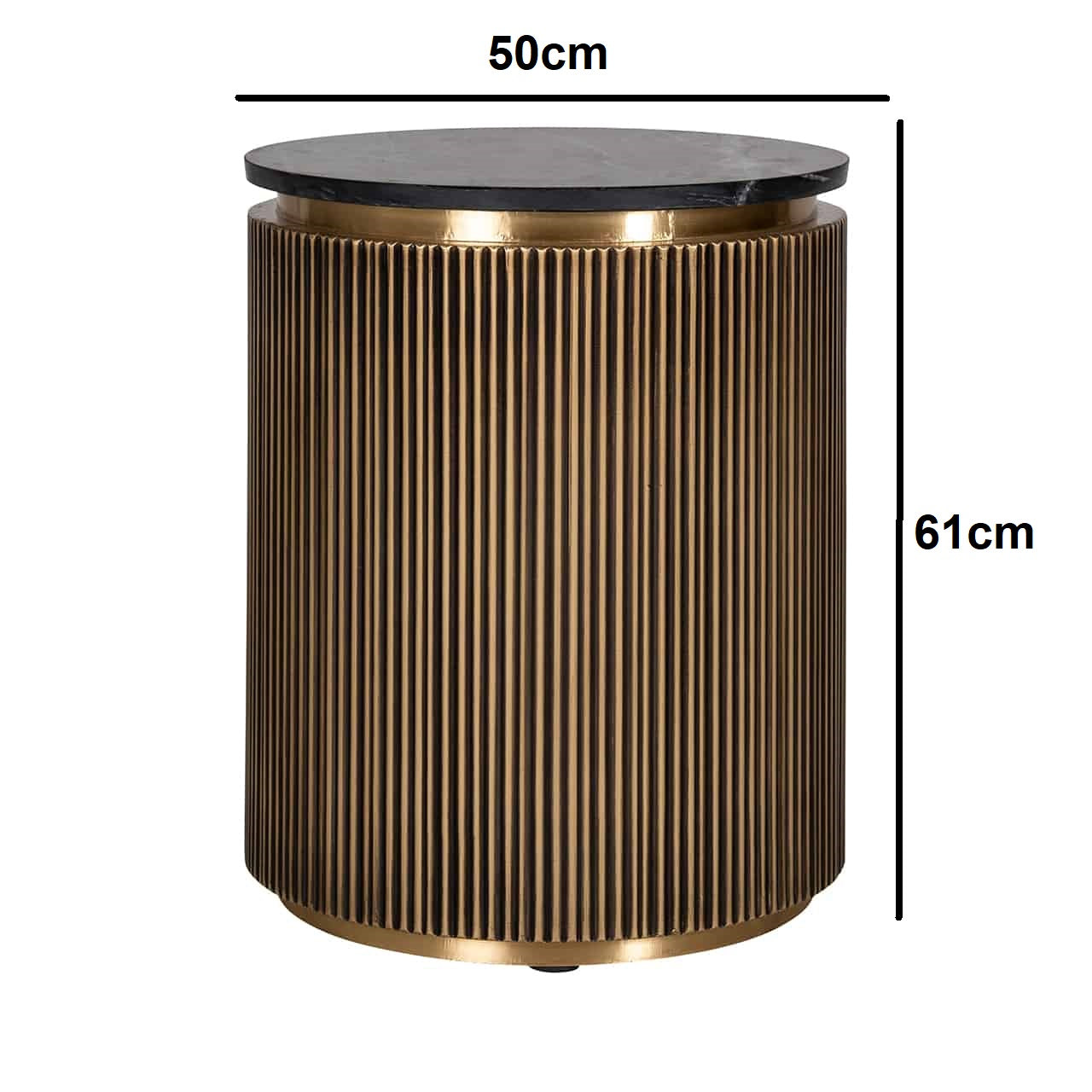 طاولة جانبية بتصميم مضلع