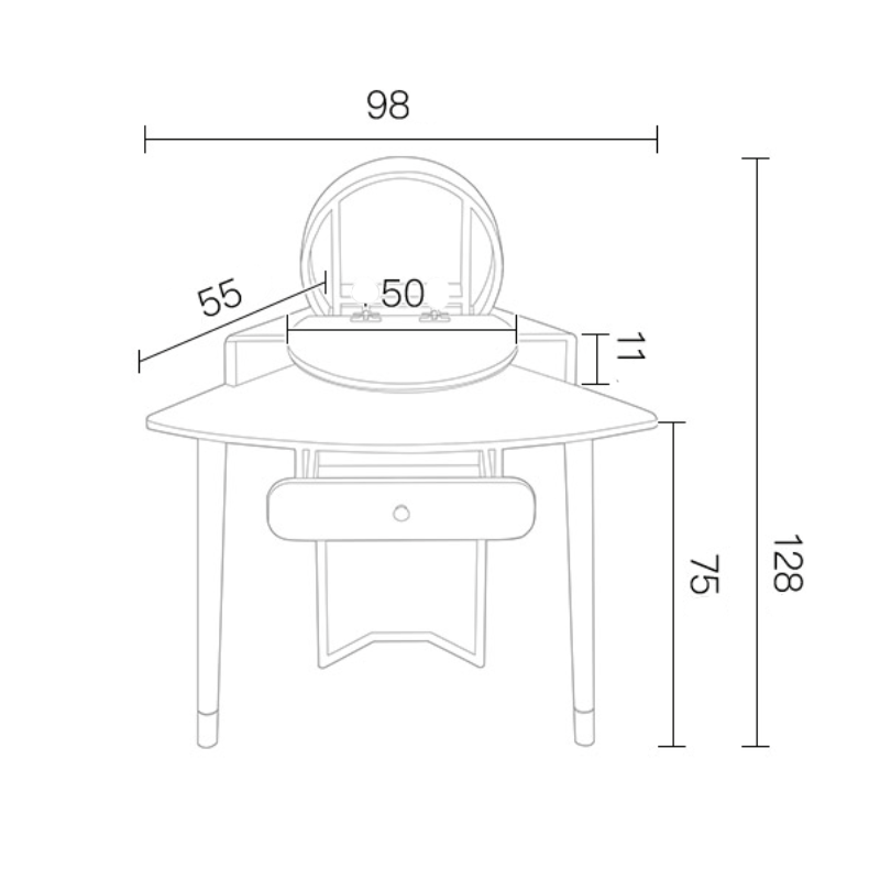 تسريحة خشب بتصميم شيك