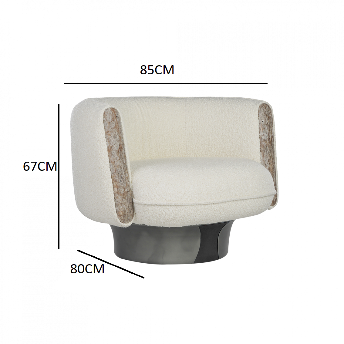 كرسي بذراعين حديث