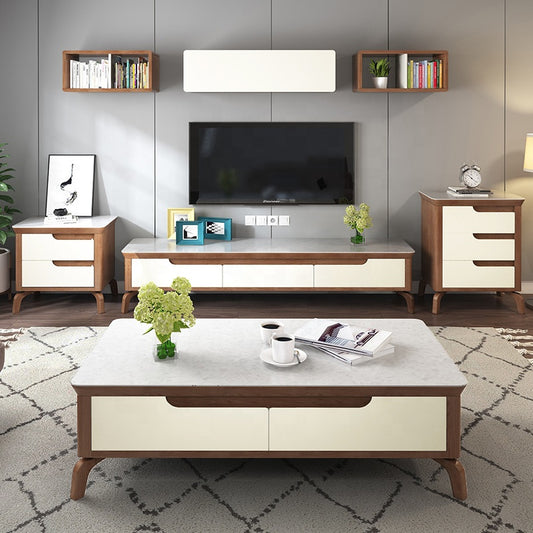 اشتري الان طقم طاولات خشبي فاخر اونلاين من منصة | بيوت