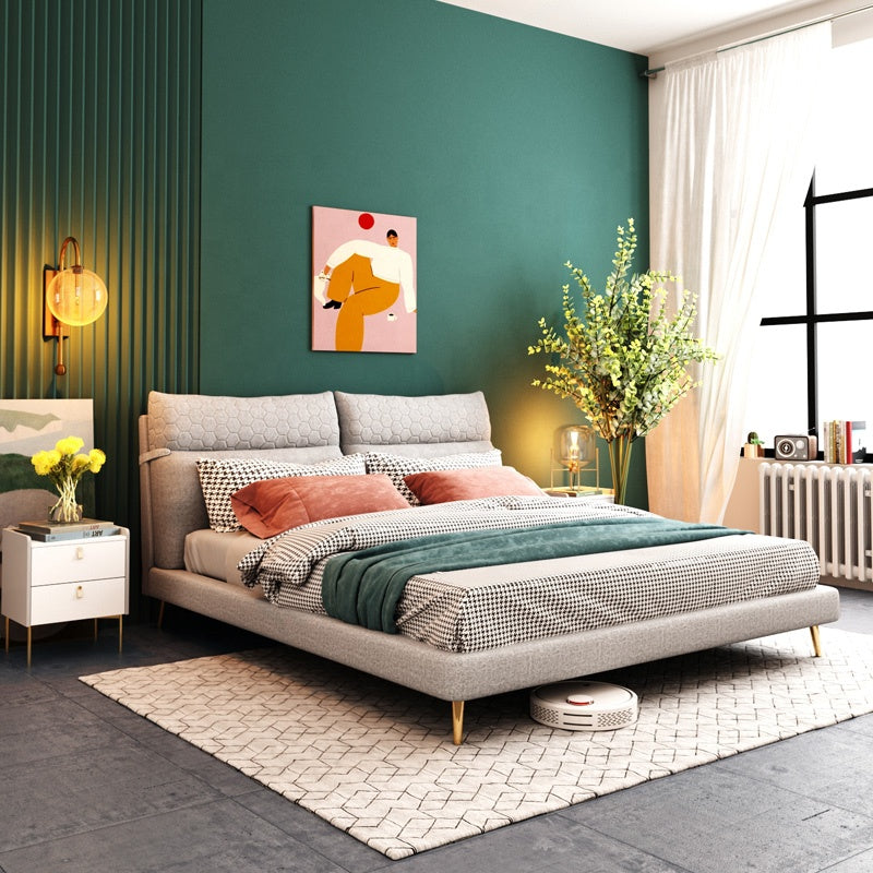 تصفح الان سرير نوم من القماش والخشب تصميم مميز اونلاين | بيوت