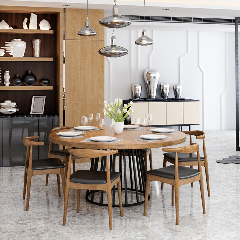 تصفح الان طاوله طعام تصميم خشبي دائري اونلاين | بيوت