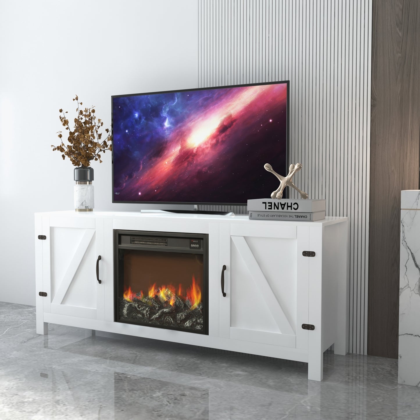 اشتري الأن حامل تلفزيون فاخر خشبي اونلاين | بيوت